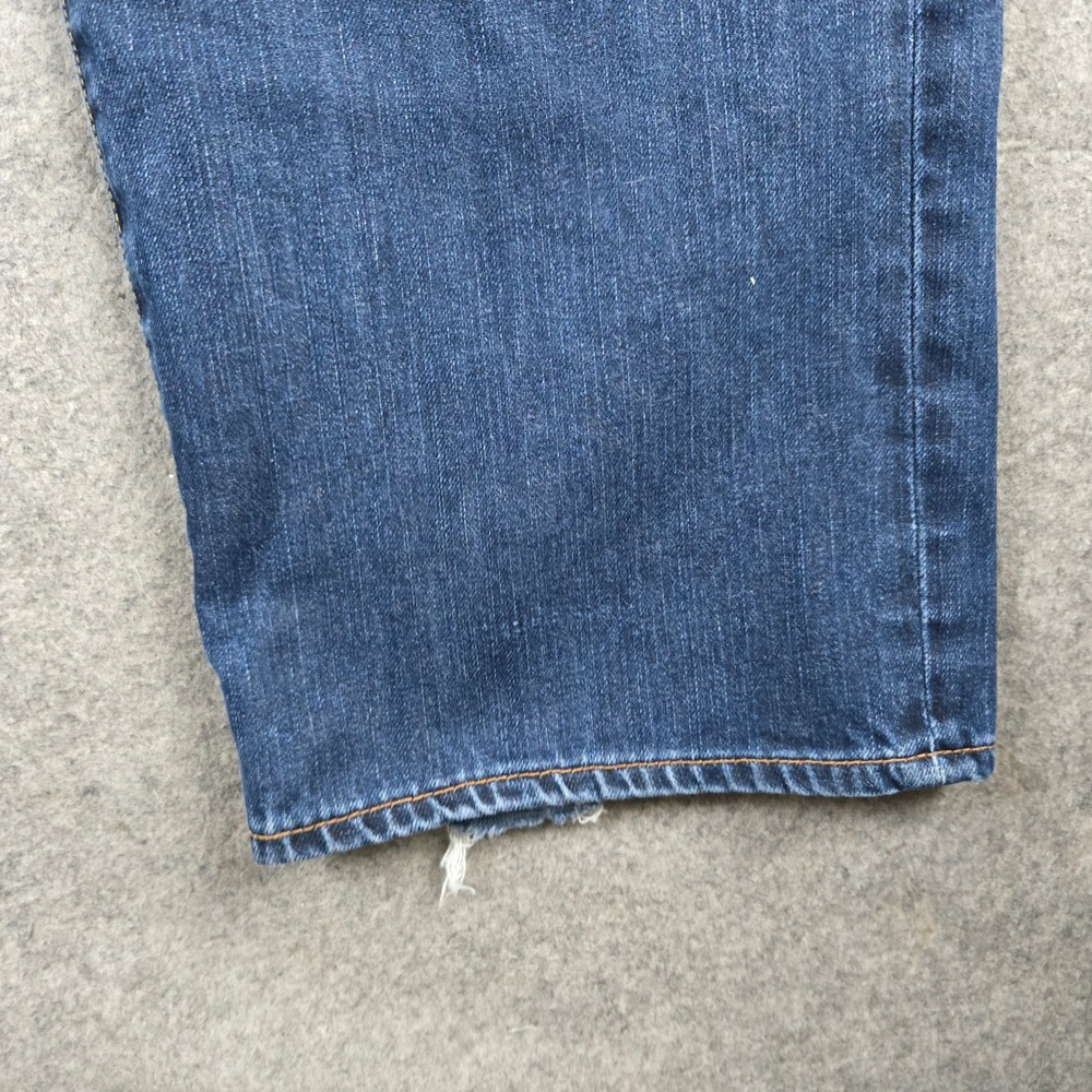 Lucky Brand 361 Vintage Straight Mens 42x32 Blue Denim Jeans Classic Workwear - Picture 3 of 13